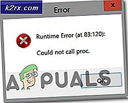 Runtime-fout bij het installeren van Malwarebytes (kon Proc niet installeren)
