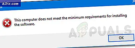 Fejl: Computeren opfylder ikke minimumskravsfejlen ved installation af grafikdriver