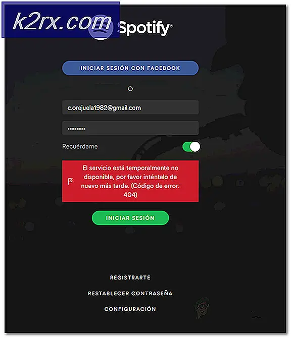 Spotify-påloggingsfeil 404: Feilsøking