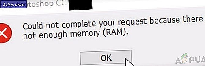 Sådan repareres Photoshop ikke nok RAM-fejl på Windows 10?