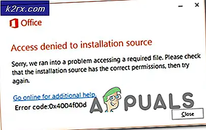 Løs adgang nægtet installationskilde Office-fejl