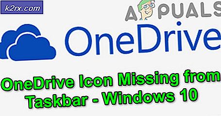 Fix: OneDrive-ikon mangler fra proceslinjen i Windows 10
