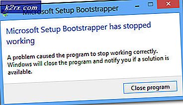 Fix: Microsoft Setup Bootstrapper fungerer ikke længere
