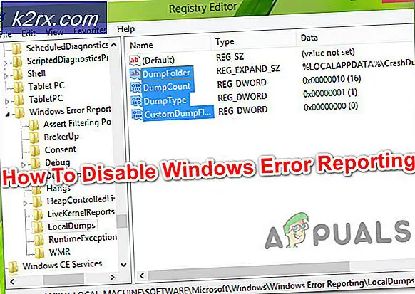 Sådan deaktiveres fejlrapportering i Windows 10
