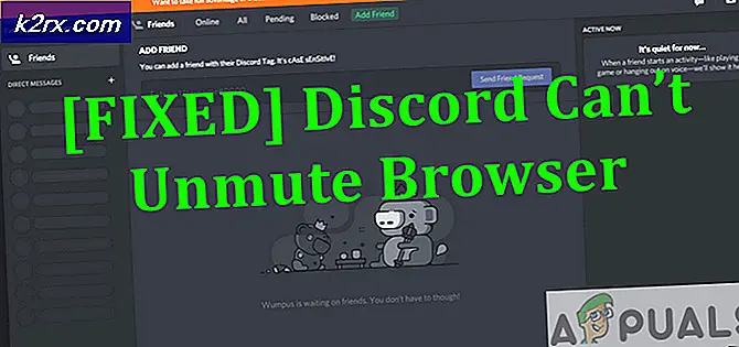 Discord kann die Stummschaltung des Browsers nicht aufheben