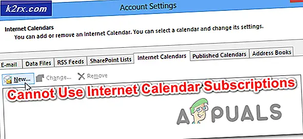 Fix: Tidak Dapat Menambahkan atau Menggunakan Kalender Internet di Outlook 2010 dan Versi yang Lebih Lama