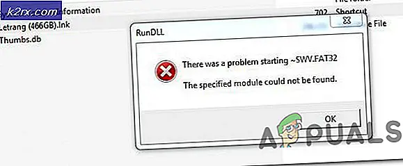 Fix RunDLL 'Der opstod et problem ved start', når HDD blev åbnet