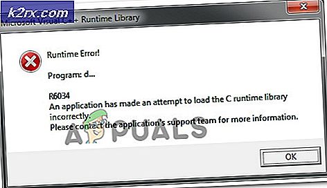 Hoe Visual C ++ Runtime ‘Error R6034’ te repareren