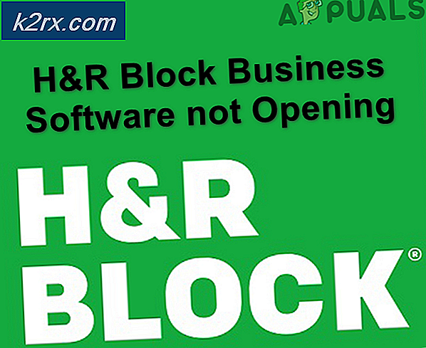 H&R Block Business-software wordt niet geopend