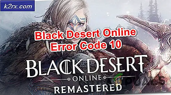 Hvordan fikse Black Desert Online Error Code 10?