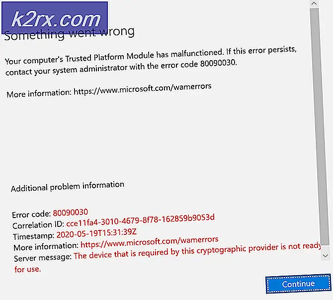 Kode Kesalahan Kerusakan Modul Platform Tepercaya Outlook 80090030 di Windows 10