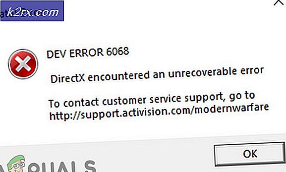 Problemen met Call of Duty Dev-fout 6068 oplossen en oplossen