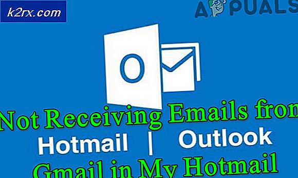 Modtager ikke mine Gmail-e-mails i mine Hotmail-konti (Fix)