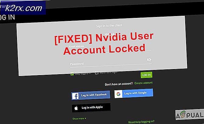 Ontgrendel een vergrendeld NVIDIA-gebruikersaccount (repareren)