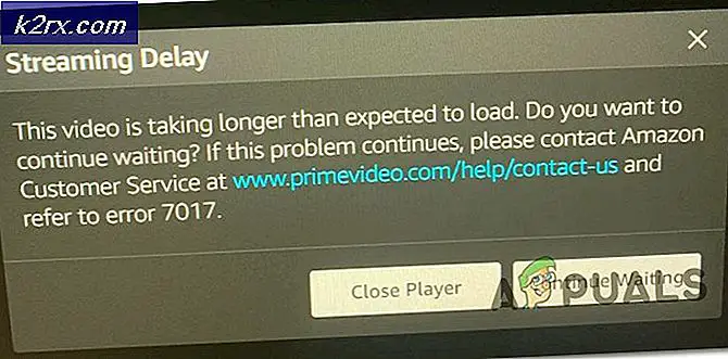 Amazon Prime Error 7017 ‘Video duurt langer dan verwacht’ Oplossingen