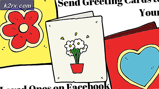 Sådan deler du et lykønskningskort ved hjælp af din Facebook-konto