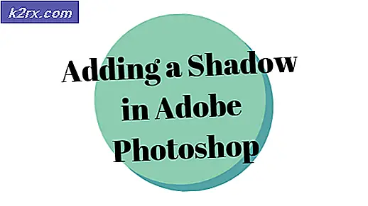 Sådan oprettes en skygge i Adobe Photoshop