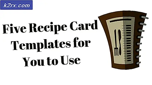 5 receptkaartsjablonen voor Microsoft Word
