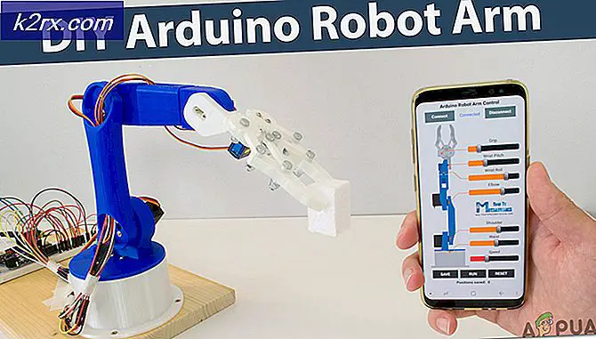 Hvordan lage en DIY Arduino og Bluetooth-kontrollert robotarm?