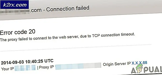 Hvordan fikse ‘Feilkode 20: Proxyen kunne ikke koble til WebServer, på grunn av TCP-tilkoblingstimeout’ når du koblet til en proxy?