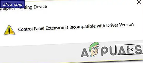 Hoe los ik de 'Configuratiescherm-extensie is incompatibel met de stuurprogrammaversie'-fout op?