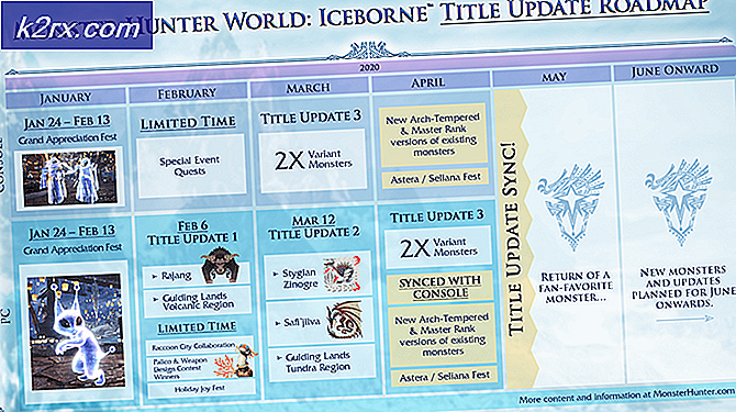 Capcom afslører Monster Hunter World: Iceborne Roadmap, pc-version til synkronisering af opdateringer med konsoller inden april