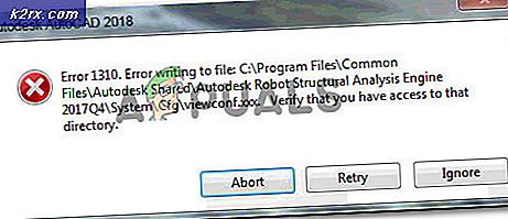 Fix: Fejl 1310 Fejl ved skrivning til fil
