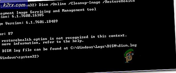 Perbaiki: DISM error 87 pada Windows 10