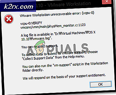 Fix: VMware Workstation onherstelbare fout (vcpu-0)