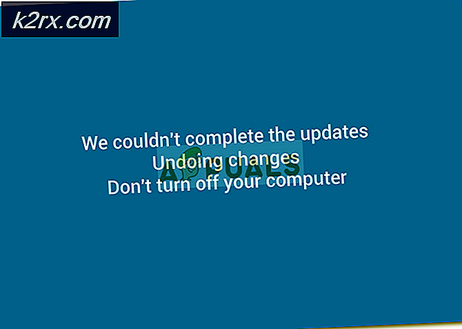 Fix: Vi kunne ikke gennemføre opdateringerne, der fortryder ændringer på Windows 10