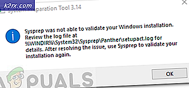 Fix: Sysprep kunne ikke validere din Windows-installation