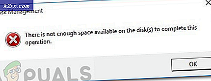 Fix: Der er ikke nok plads på disken til at fuldføre denne operation på Windows 10