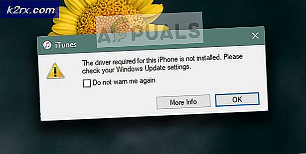 Düzeltme: Bu iPhone için Gerekli Sürücü Windows 10'a Yüklenmemiş