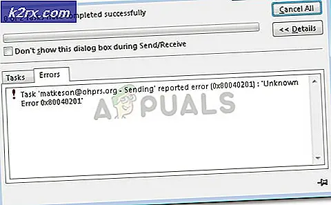 Perbaiki: Mengirim Kesalahan 0x80040201 di Outlook