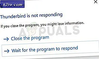 Oplossing: Thunderbird reageert niet op Windows