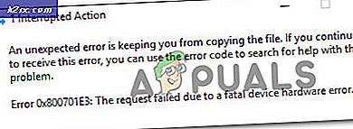 Fix: Fehler 0x800701E3 unter Windows 7, 8.1, 10