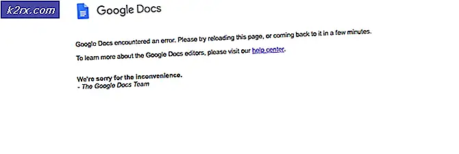 Fix: Google Docs fungerer ikke