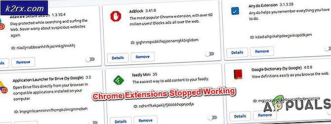 Perbaiki: Ekstensi Chrome Berhenti Bekerja