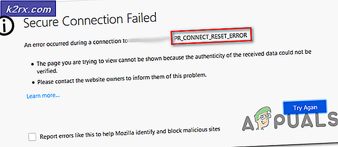 Sådan løses PR CONNECT RESET FEJL på Mozilla Firefox?