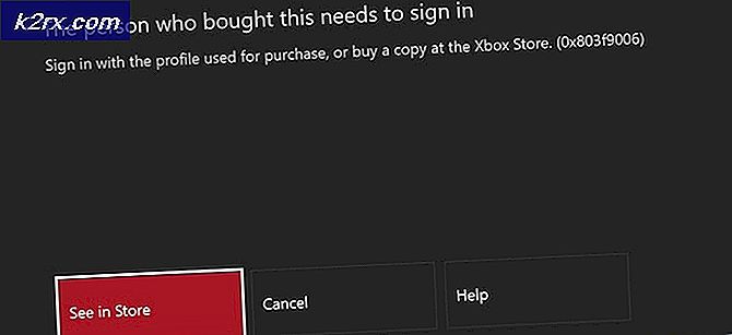Oplossing: de persoon die dit heeft gekocht, moet zich aanmelden bij Xbox One