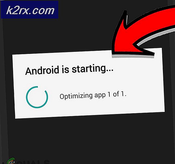 Fix: Optimering af app 1 af 1 på hver boot op i Samsung Galaxy-telefoner