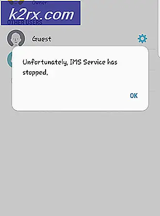 Fix: Dessverre har IMS-tjenesten stoppet på Android