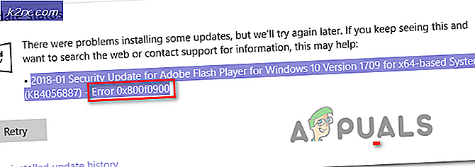 Sådan løses Windows Update-fejl 0x800f0900?