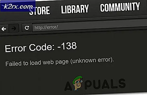 Steam-fejlkode -137 og -138 'Kunne ikke indlæse webside'