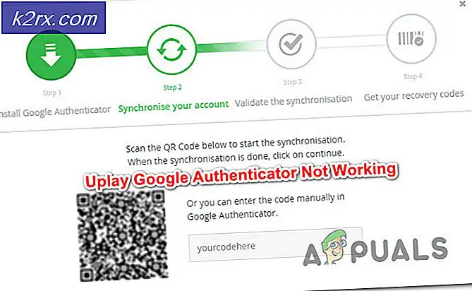 Hoe Uplay Google Authenticator niet werkt te repareren
