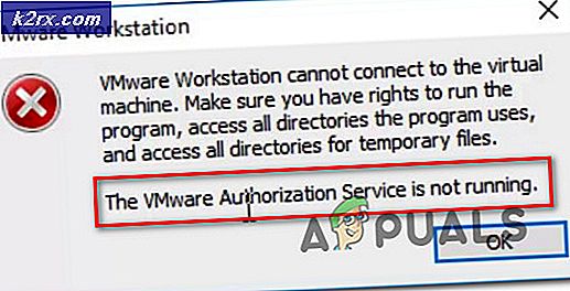 Fix: Der VMware-Autorisierungsdienst wird nicht ausgeführt