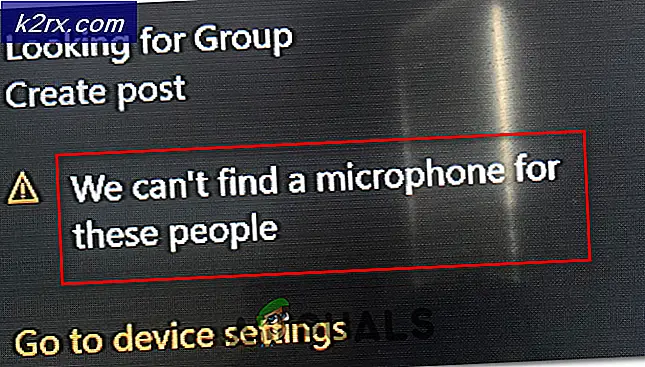 Xbox One-fejl 'Vi kan ikke finde en mikrofon til disse mennesker'