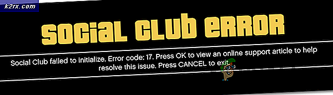 Hoe te repareren GTA V Social Club kan niet worden geïnitialiseerd (foutcode 17)?