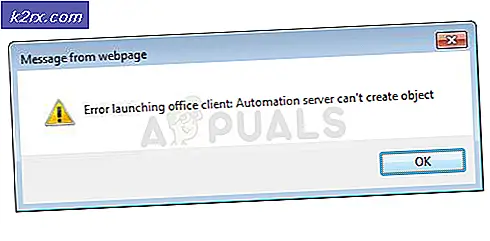 Sådan løses 'Automationsserver kan ikke oprette objekt' -fejl på Windows?