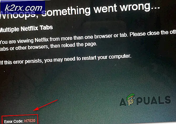 Hoe Netflix-foutcode H7020 te repareren?